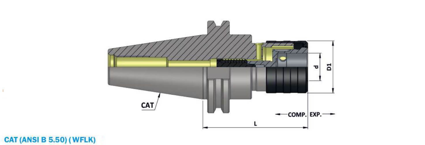 CAT40 TWFLK4 TAPPING ATTACHMENT